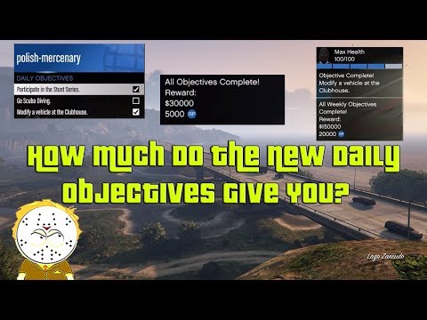 GTA Online How Much Money And RP Do The New Daily Objectives Give You For 28 Days? Guide