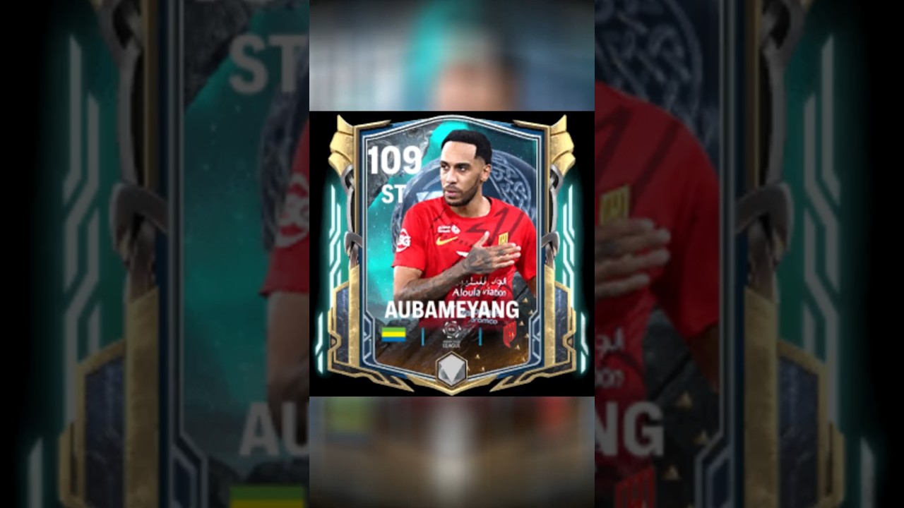 Cuidado con la carta de Aubamenyang en FC Mobile 25 Ragnarok 