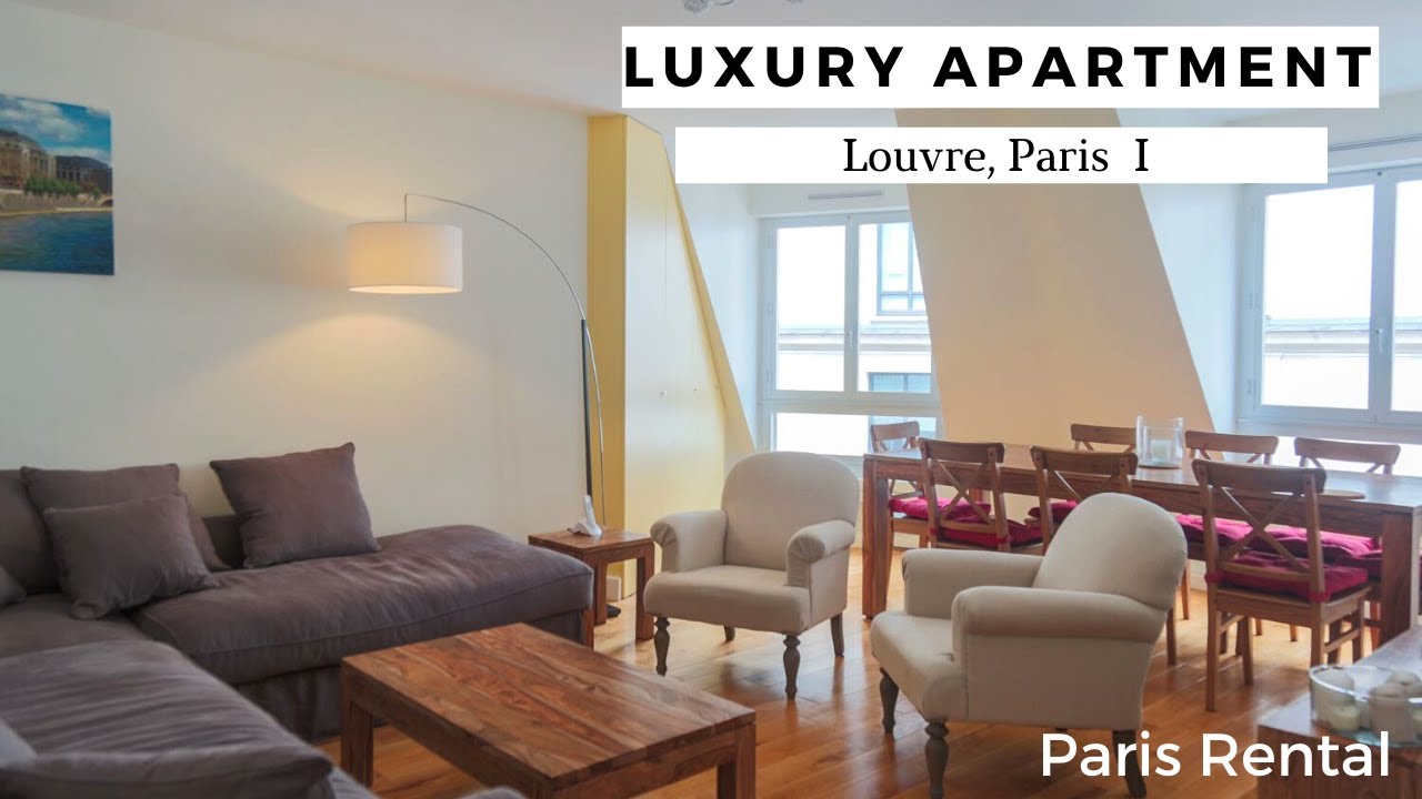 Paris Rental Apartment Tour Louvre Paris 1st PARISRENTAL REF