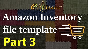 How to list products with Amazon Inventory Loader Template Flat File Tutorial Part 3 by ezy2learn