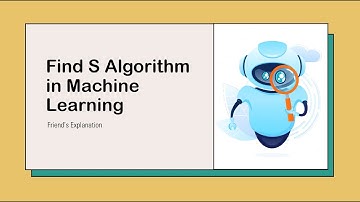 Find-S Algorithm in Machine Learning with Example || @FriendsExplanation #machinelearning