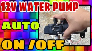 12v water pump( Auto off/on) Pwede pala.!! legit Gumana!!