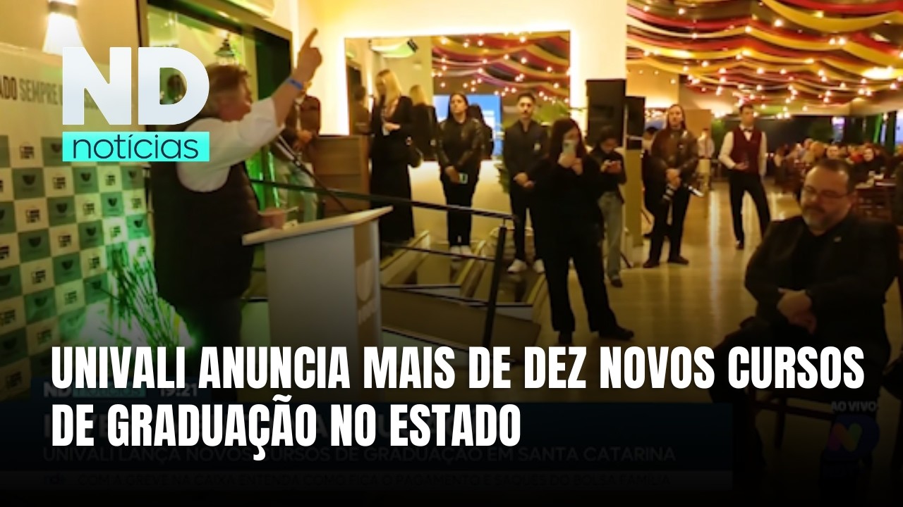 Novos cursos de graduação da Univali chegam a cidades de Santa Catarina