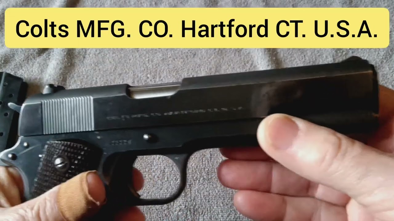 ちぇる　38 1947 Colt Super 38 First Look - Picked up at the Tulsa Arms Show