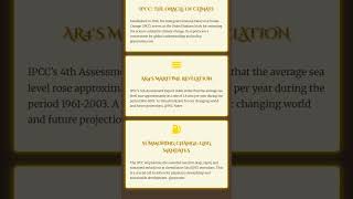 Intergovernmental Panel on Climate Change IPCC Assessments and Projections
