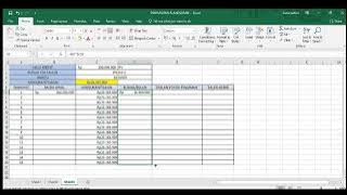 cara menghitung PENYUSUTAN & ANGSURAN pada Excel