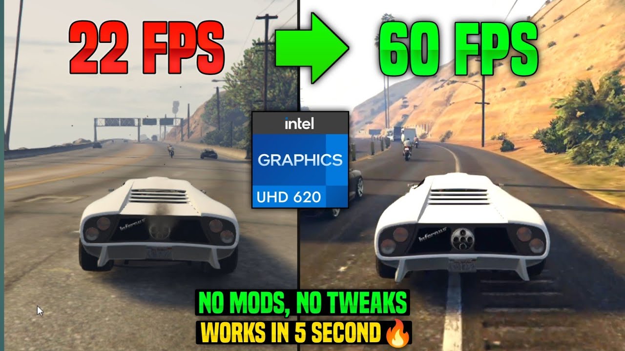 How to increase FPS in GTA 5 low end pc/laptop - FPS boost GTA 5 - YouTube