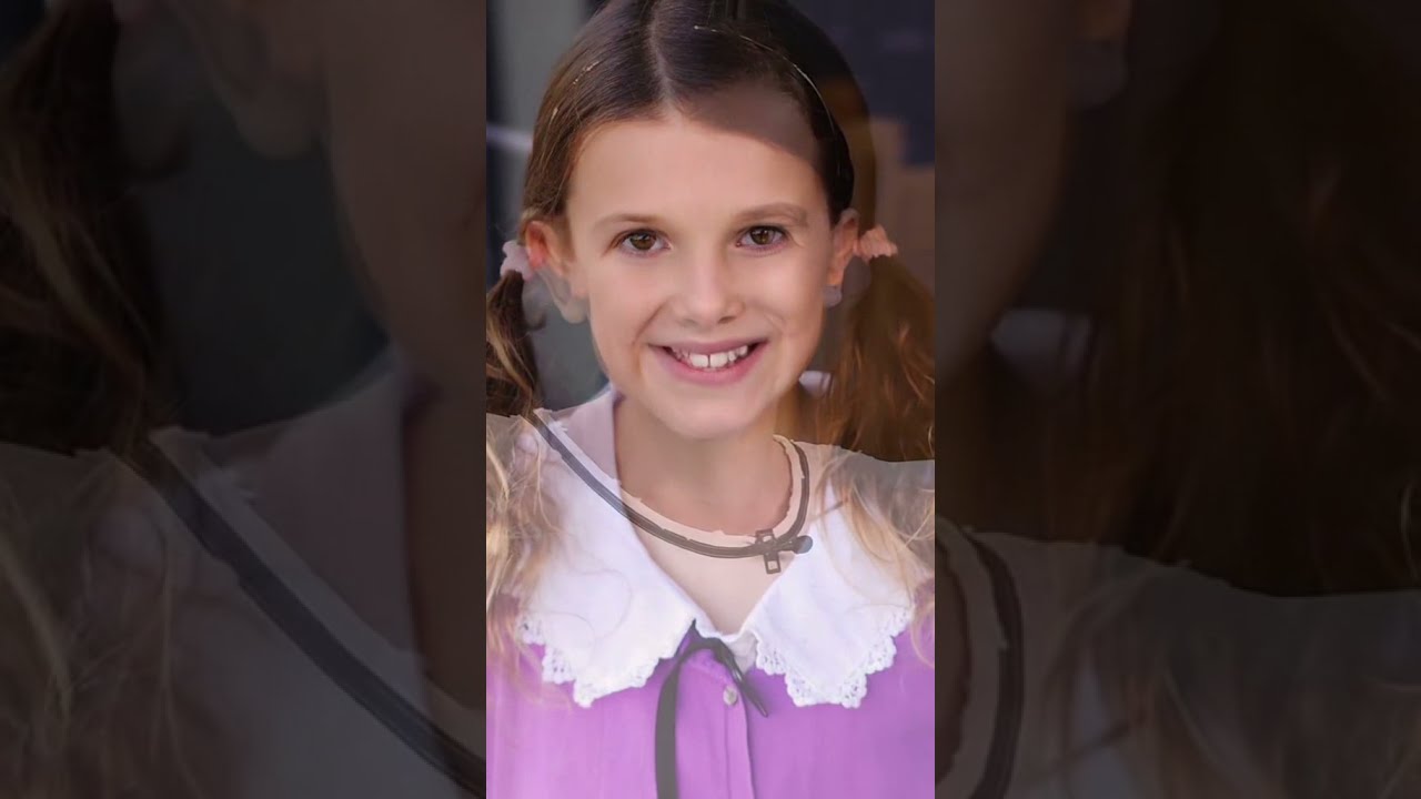 Millie Bobby Brown from a child to Stranger Things star #shorts