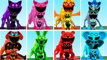 EVOLUTION OF ALL GODZILLA SMILING CRITTERS POPPY PLAYTIME 3 In Garry