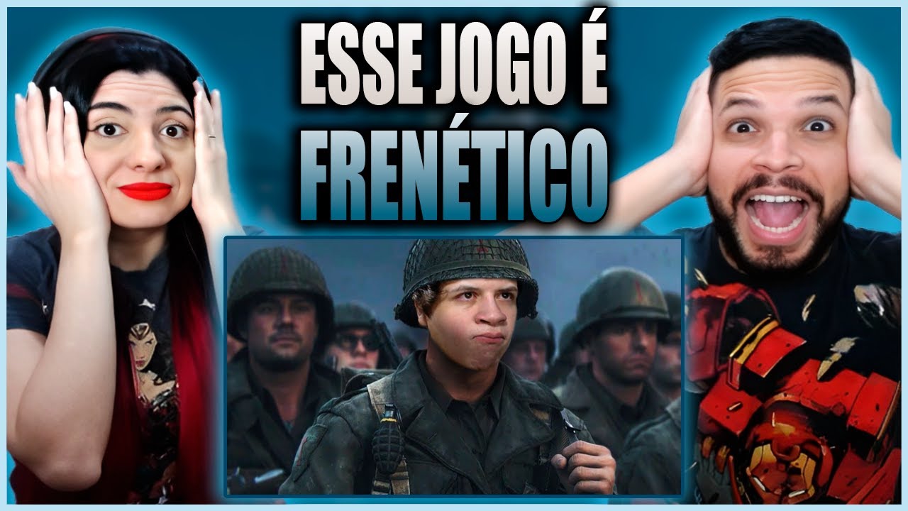 SÓ BALA NO DIA D! - Call of Duty WW2 | Games EduUu (REACT)