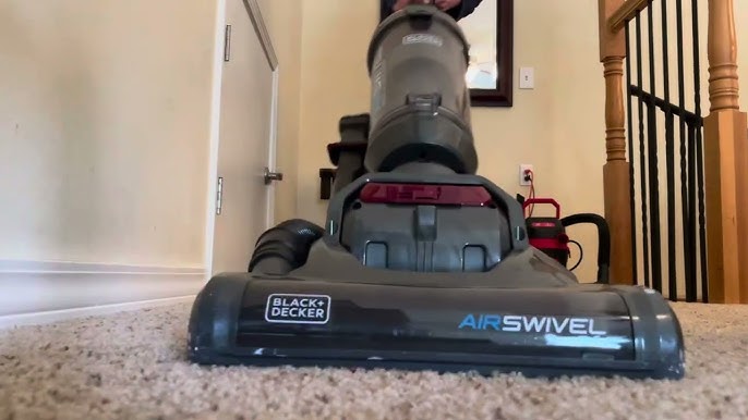 BLACK+DECKER AIRSWIVEL Versatile Corded Bagless Upright Vacuum in the Upright  Vacuums department at