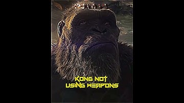WHEN KONG USES WEAPONS 😈 #shorts #fyp #godzilla #monsterverse