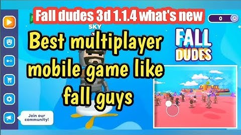 Fall dudes 3d new update 1.1.4 gameplay | All new levels