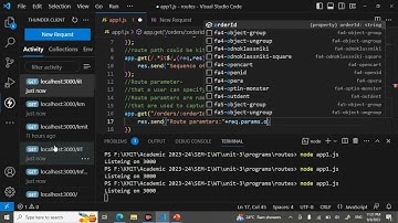 ExpressJS -  Route Paths, Regular Expression and Route Parameters