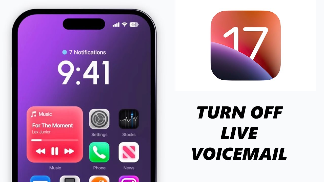 IOS 17 How To Disable Live Voicemail On IPhone YouTube