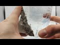 Halite crystal,Blue crystal with water and ancient organisms inside,rare 2430 g