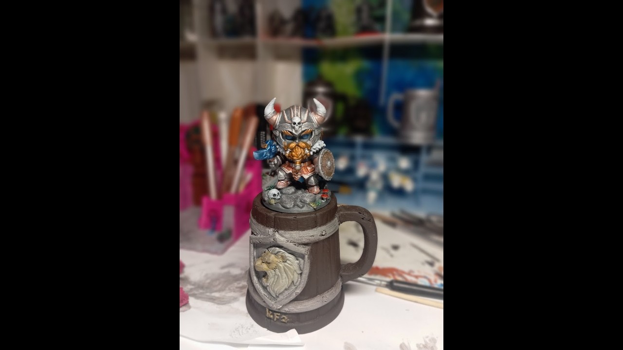 This Chibi Dwarf Prints CLEAN 🔥 | 3D Printing RPG Miniature