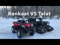 Mönkijän telat vs renkaat | Polaris Sportsman 570 vs CFMoto C-Force 520 #cfmoto #polaris #telat