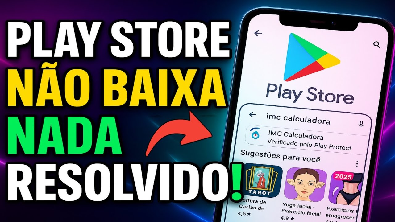 PLAY STORE NÃO BAIXA NADA! DOWNLOAD PENDENTE PLAY STORY COMO RESOLVER ...