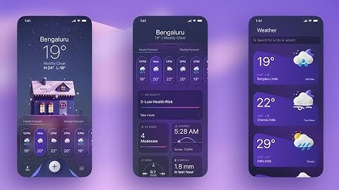 Weather ui Flutter speed Code