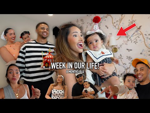 A WEEK IN OUR LIFE VLOG! (KALI’S 8 MONTH BIRTHDAY, FAMILY ERRANDS, SUMMER BBQ + MORE!!)