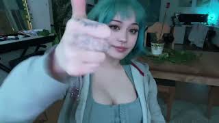 Jade-Anh Accidentally Spilling Water On Herself
