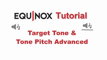 Minelab Equinox Target Tone & Tone Pitch In Advanced Settings