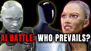 Sophia, Ameca, and Tesla Optimus Clash - Who's The Best AI Robot? | AI Tech Academy