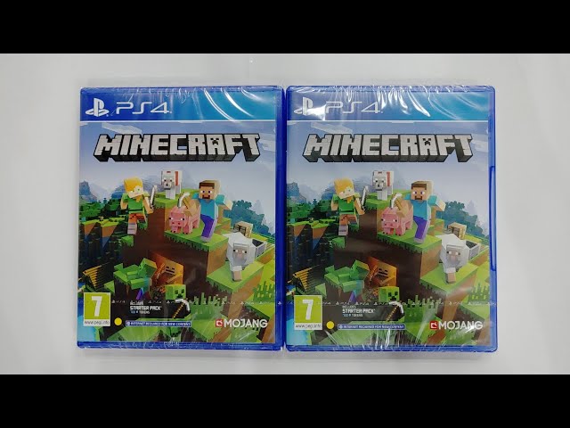 Minecraft Starter Collection (PS4) Unboxing 