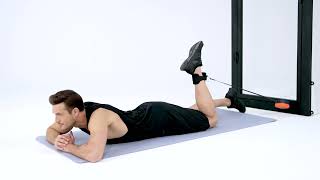 Single Leg Lying Hamstring Curl - Unitree PUMP Action Library
