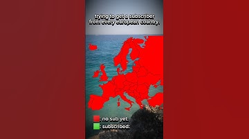 Trying to get a sub from evey european country! day 1 #mapping #geography #countries #countryballs