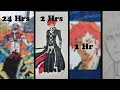 I Drew Ichigo Kurosaki For *24 HOURS*, 2 HRS, 1 HR, 10 MINUTES, 1 MIN, and 10 SECONDS ! ! !
