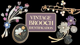 Vintage Brooch Identification Tips