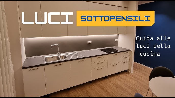 BARRA LED SOTTOPENSILE Cucina Su Misura copertura opaca prodotto