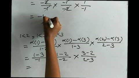 Signature of permutation