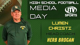 2026 JTV Football Media Days - Lumen Christi HC Herb Brogan