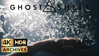 Ghost in the Shell [ 4K - HDR ] - Opening Scene, Mira Killian becomes Major (2017)