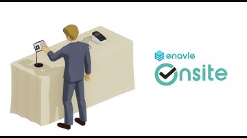 [ enavle Onsite ] QR code check-in & Badge Printing Station