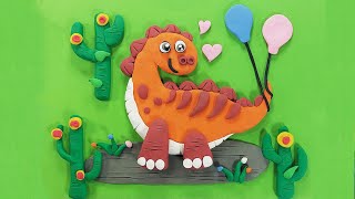 Make An Adorable Prehistoric Baby Dinosaur Out Of Clay