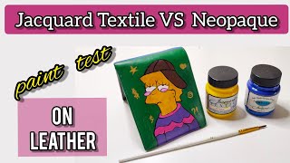 Neopaque VS Jacquard Textile on leather wallet | Test & Review by Fabric Painting Coach 1,422 views 2 years ago 7 minutes, 53 seconds