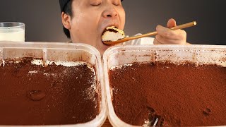 부드럽고 달콤한 투썸 티라미수 먹방~!! 리얼사운드 ASMR social eating Mukbang(Eating Show)
