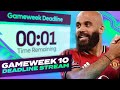 FPL Deadline Stream & Top Transfers for Gameweek 10 ⚽ | Fantasy Premier League Tips 2025/26