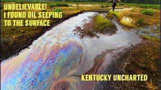 Unbelievable! I Found Oil Seeping To The Surface