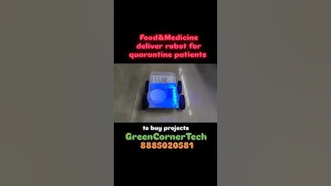 Food and medicine delivery robot #btech #arduino #scienceexperiment #schoolproject #nellore #diy