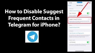 How to Disable Suggest Frequent Contacts in Telegram for iPhone? screenshot 3