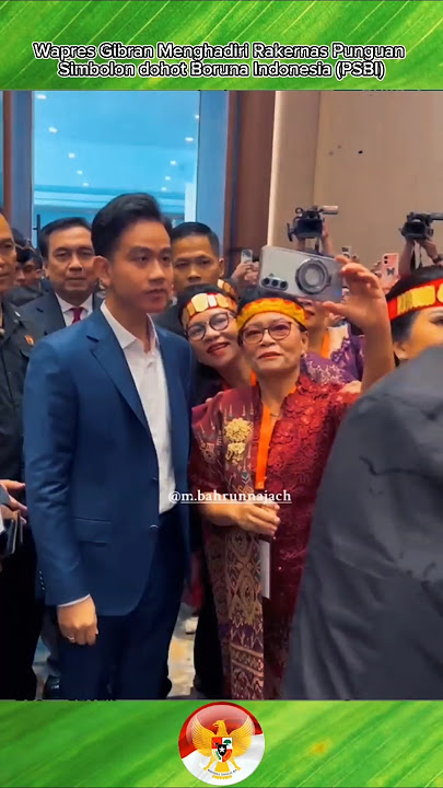 Vice President Gibran Attends the Punguan Simbolon Dohot Boruna Indonesia National Working Meetin...