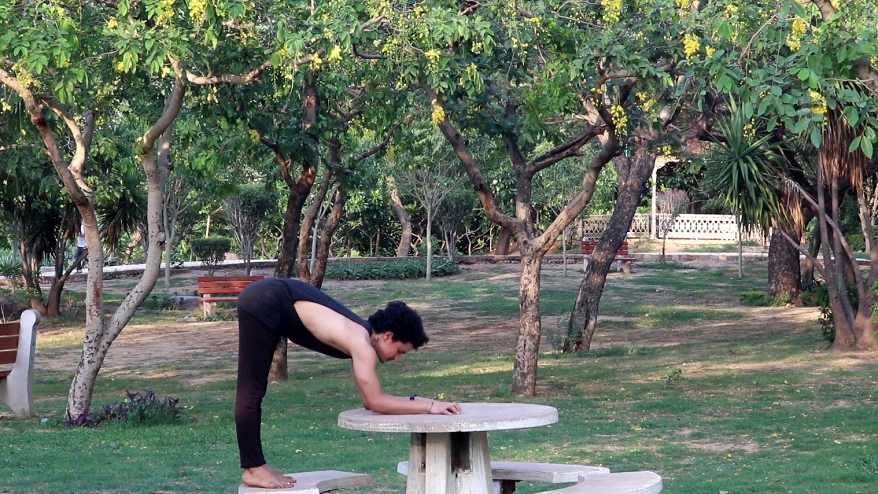 Backward bending Aasan with Master vipin Rana - YouTube