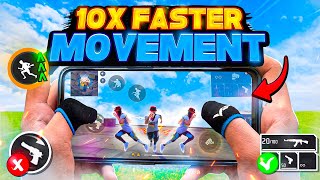 10x Faster Movement Speed Trick - Like Pc Player 🔥| One Tap + Ultra Fast Movement Free Fire screenshot 4