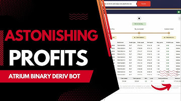 New Deriv.com Bot - Atrium Deriv Binary Bot | Safe Profits Deriv Binary Bot Real Profits