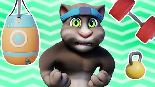 Super Strong Talking Tom | Cartoon Videos for Kids | HooplaKidz TV